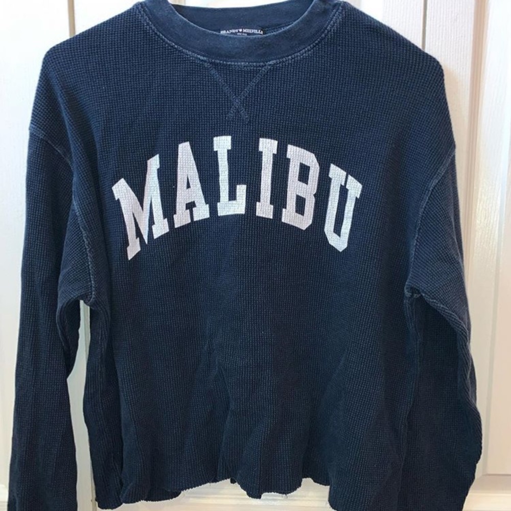 Brandy Melville Malibu Waffle Knit Top